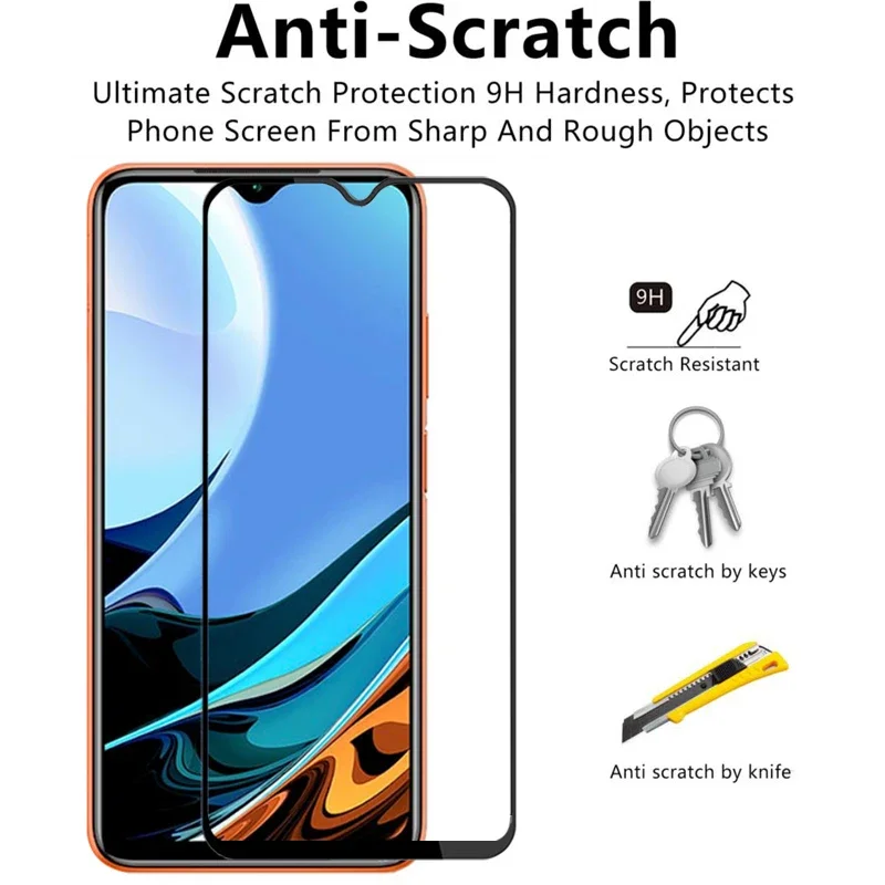 Защитное закаленное стекло 9d на redmi 9t защитная пленка для экрана xiaomi redmi9t readmi 9 t t9