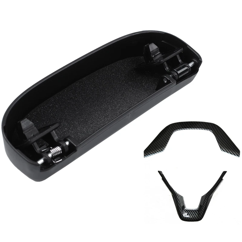 

Sun Visor Glasses Storage Holder Box For Toyota CHR 16-18 With 2Pcs Steering Wheel Frame Trim For HONDA ACCORD 18-19