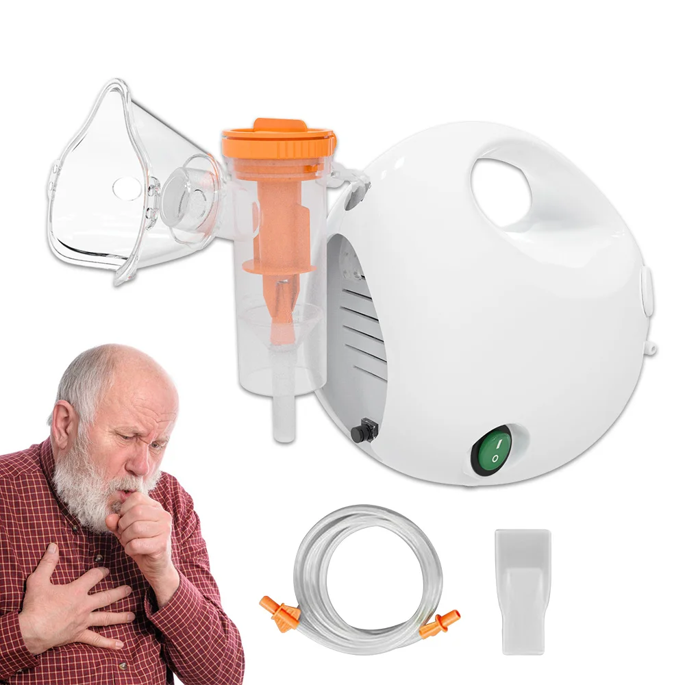 

Compressed Medical Nebulizer Home Nebulizer Machine Portable Nebulizador Equipment Asthma for Kids Use Quiet Piston Air Micro