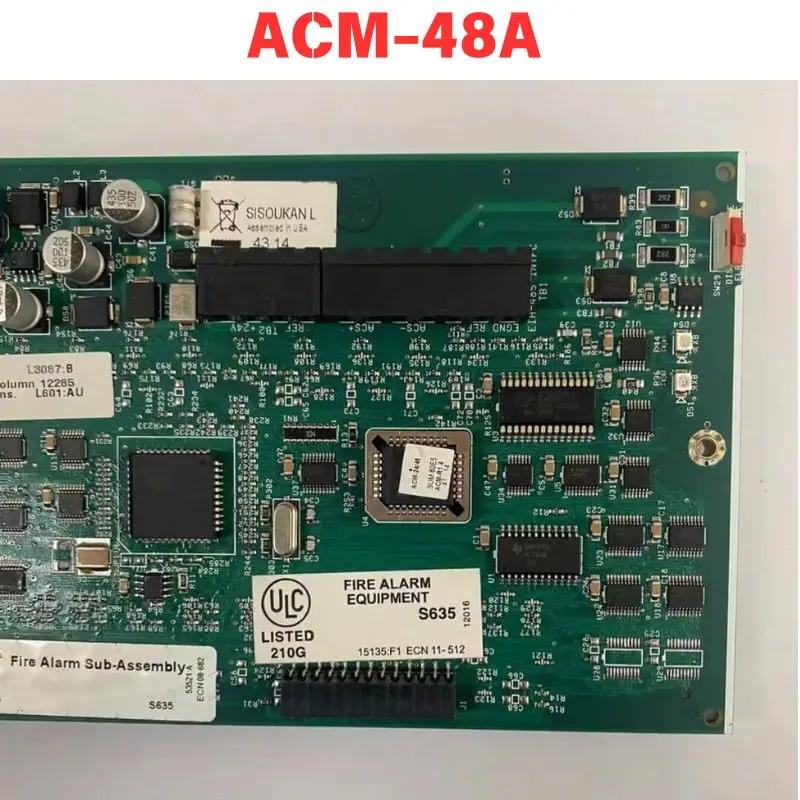 Используется для проверки работоспособности платы управления шиной ACM-48A S635