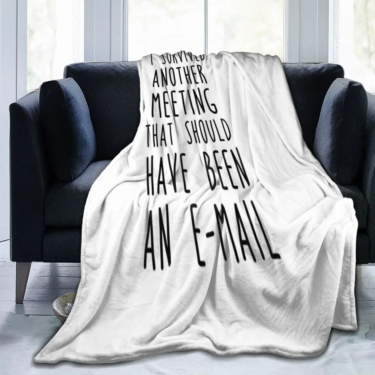 

Another Meeting Throw Blanket Customizable WarmNice Gift AntiPilling