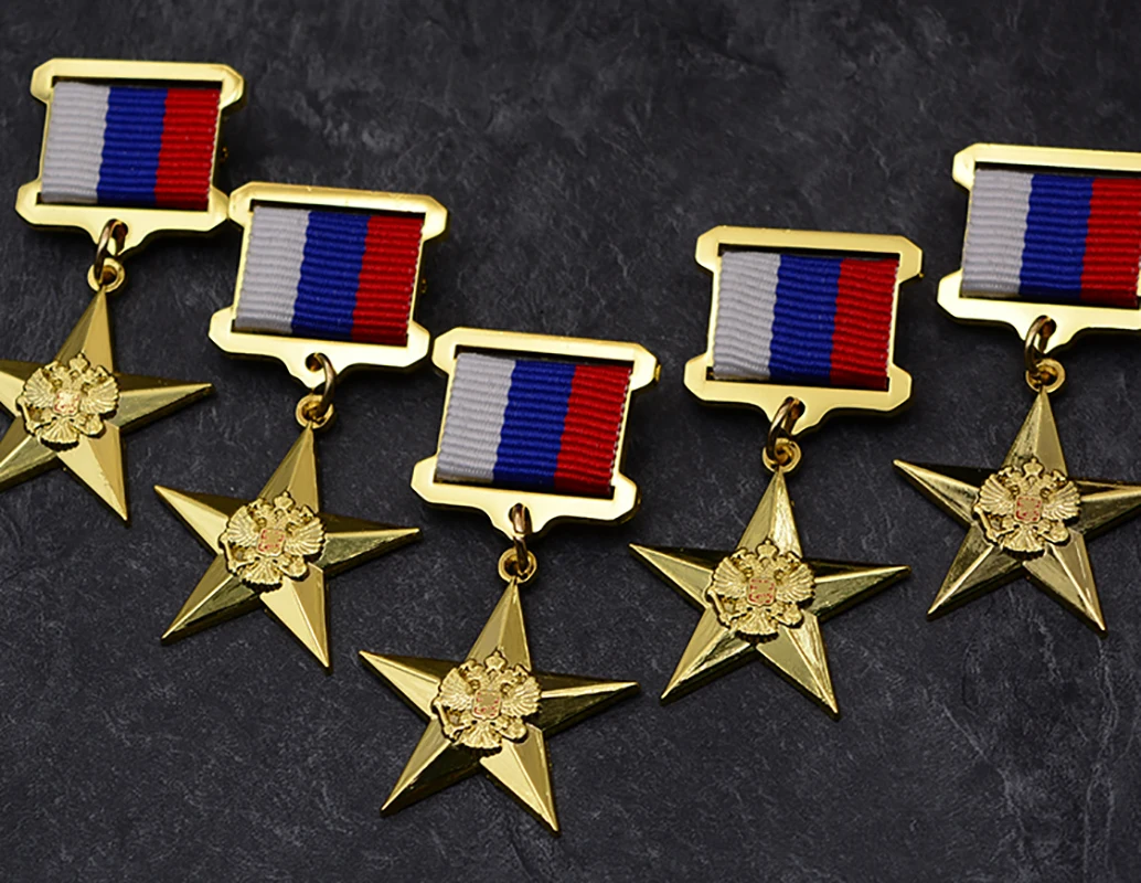 Советский Союз СССР Россия трудовая Золотая Звезда Медаль значок Античная