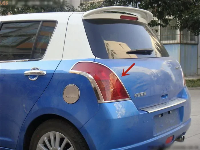 Высококачественная хромированная рамка для фар Suzuki Swift 2005-2010 из АБС-пластика