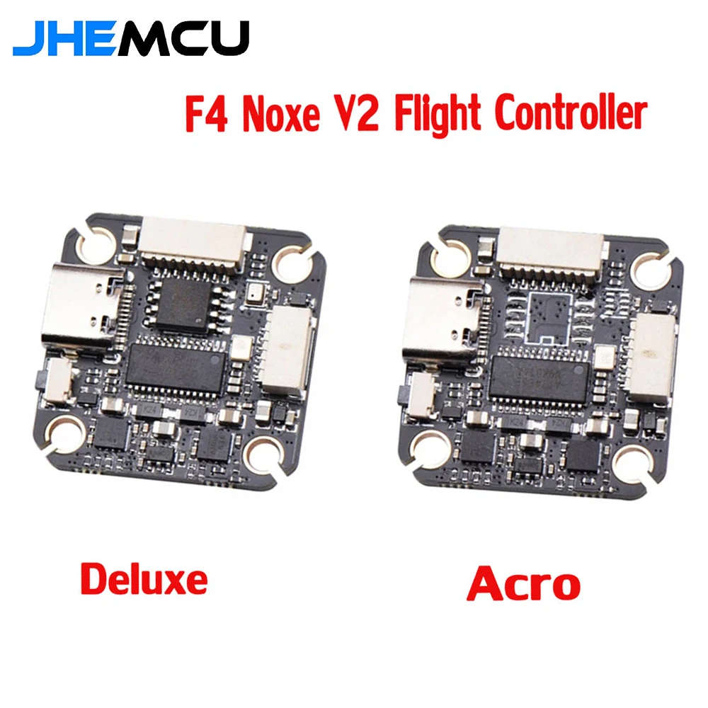 

JHEMCU F4 Noxe V2 Flight Controller Upgrade Betaflight AIO OSD 5V 8V BEC with Barometer and Blackbox for RC FPV Racing Drone