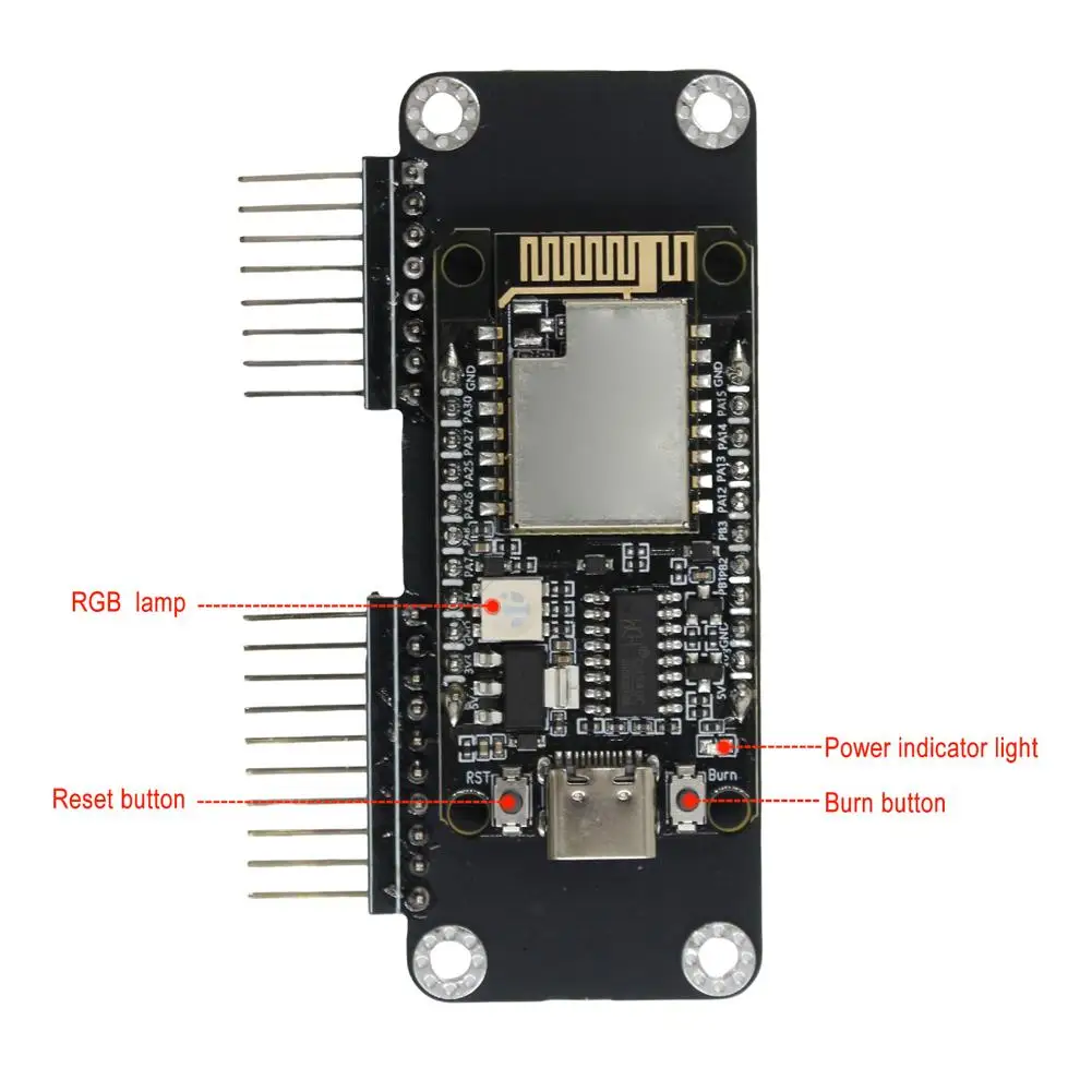 Фото Плата разработки Internet Of Thing для Flipper Zero 2,4G/5G, макетная плата, беспроводной модуль Flipper Zero 2,4G5G WiFi Deauther №3