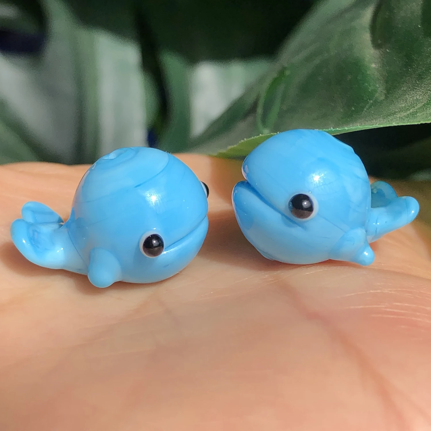 19x13mm Handmade Dolphin Shape Lampwork Glass Pendant Loose Beads For Jewelry Making DIY Bracelet Earrings Phone Accessories