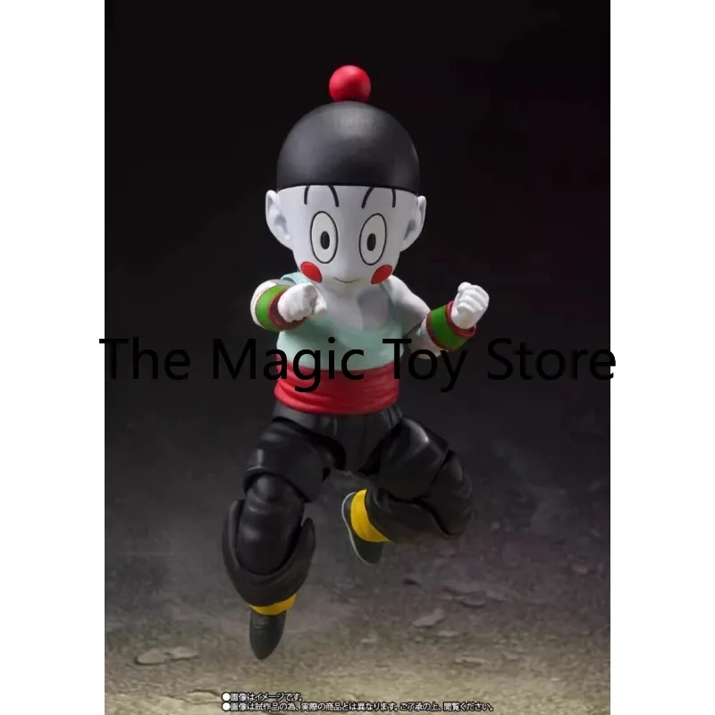 Фото Оригинальная фигурка Bandai, в наличии, серия Soul Limited, SHF, Dragon Ball Z, Теншинхан, Чиаотзу, Solar Flare 2.0, Мастер боевых искусств, игрушка №4