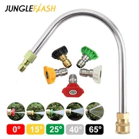 jungleflash high pressure washer gun extension wand 14 quick connector replacement lance washing gun clean rod for car wash