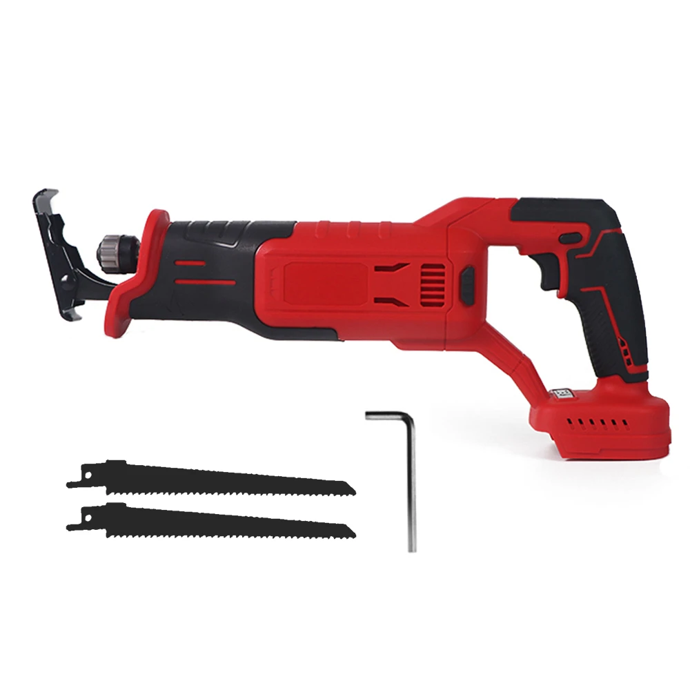 T TOVIA 21V Electric Saw Saber Saw Reciprocating Saw Rechargeable For Wood For Metal Cutter For Makita Battery with Saw Blades