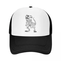 custom t rex skeleton dino bones baseball cap men women adjustable jurassic dinosaur trucker hat sports snapback caps