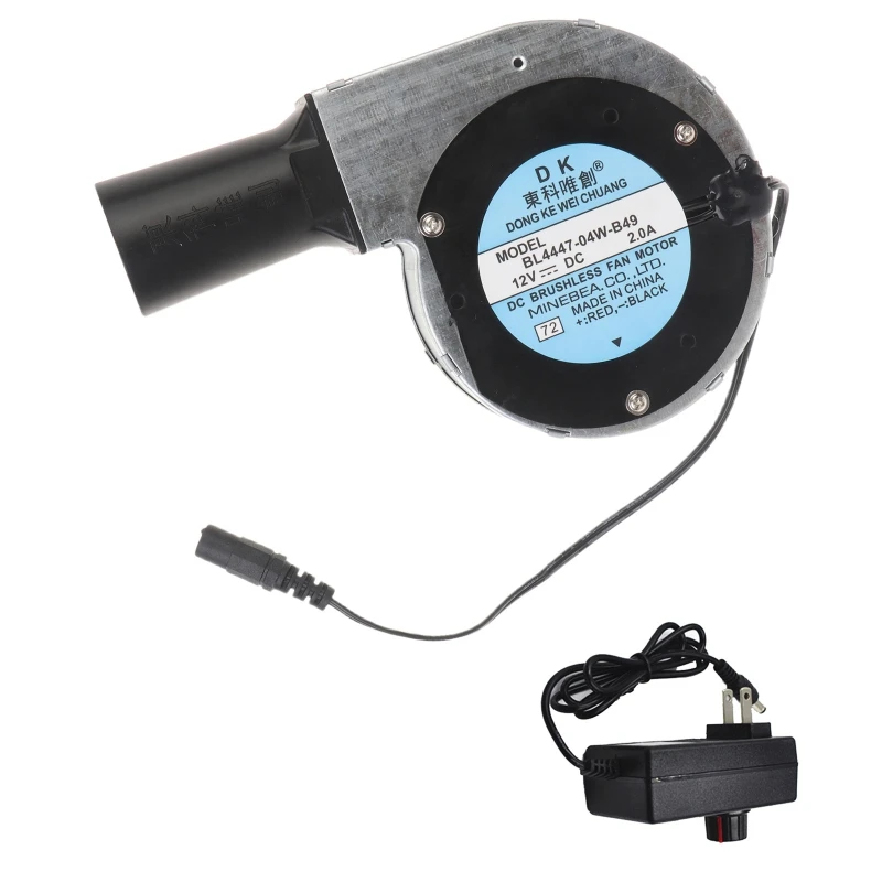 

Электрический вентилятор для барбекю, воздушный турбонагнетатель для кемпинга Dc 12V 2A AC 100-240V