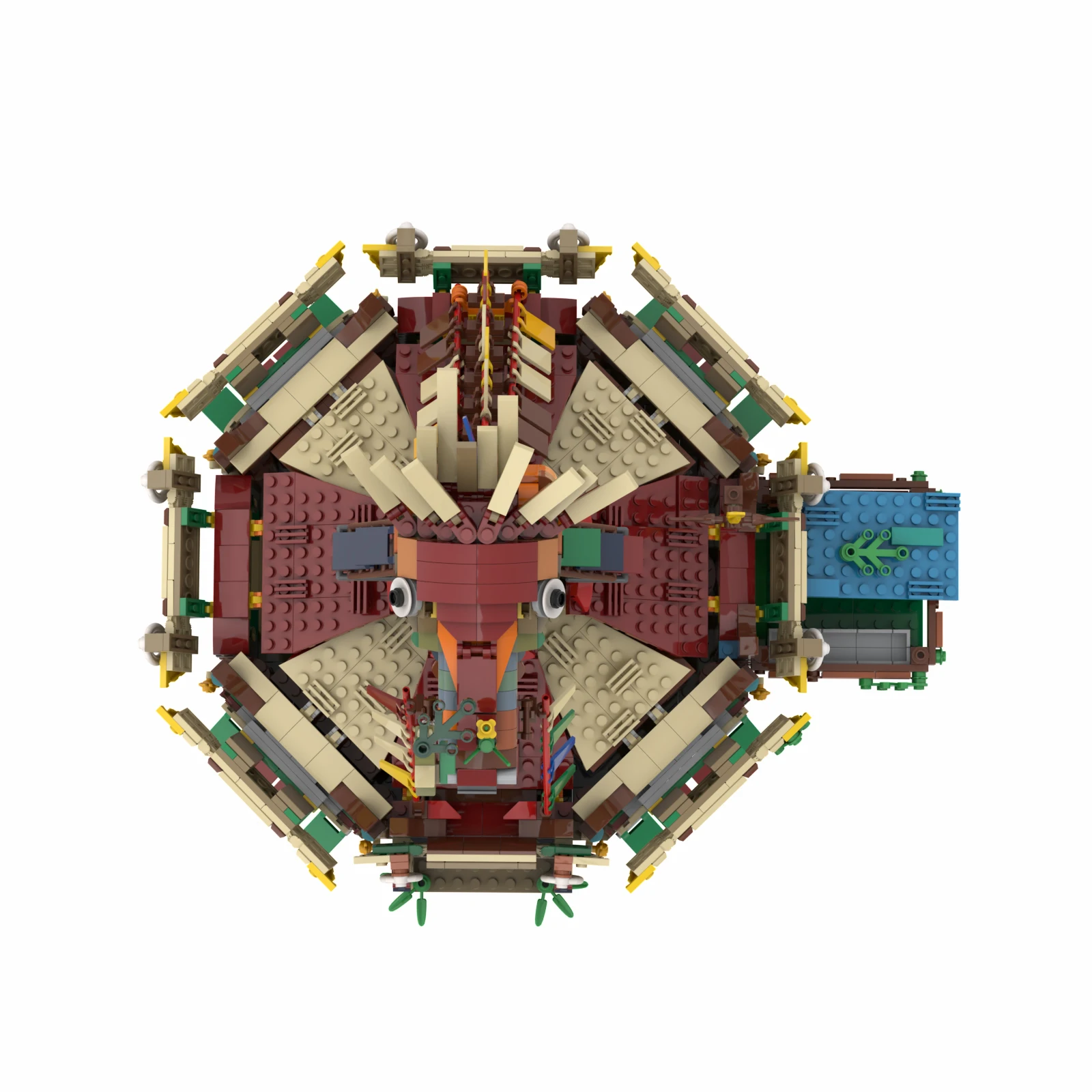 MOC legending zeldaing дыхание дикой природы строительные блоки игра стабильный дом