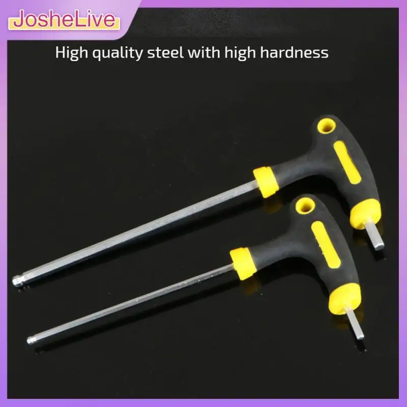 1~10PCS 3-12mm Spanner High-carbon Steel Inner Hexagon Wrench T Handle Allen Hex Key Wrench Hand Tool Inner Hexagon Set Manual