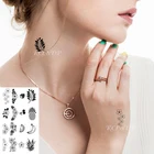 Временная татуировка-наклейка ананас, банан, фрукты, вишня, клубника, цветок, флэш-тату для детей, для мужчин и женщин