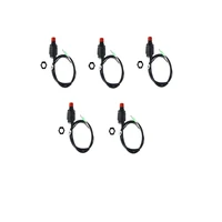 boat outboard switch engine motor lanyard kill urgent stop button safety connector cord compatible for yamaha hidea5pack
