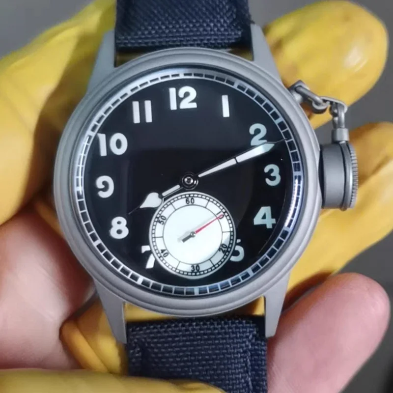 SIDAXIN Мужские часы-пилот 38 мм Кварцевые наручные часы 20 бар Водонепроницаемые BGW-9