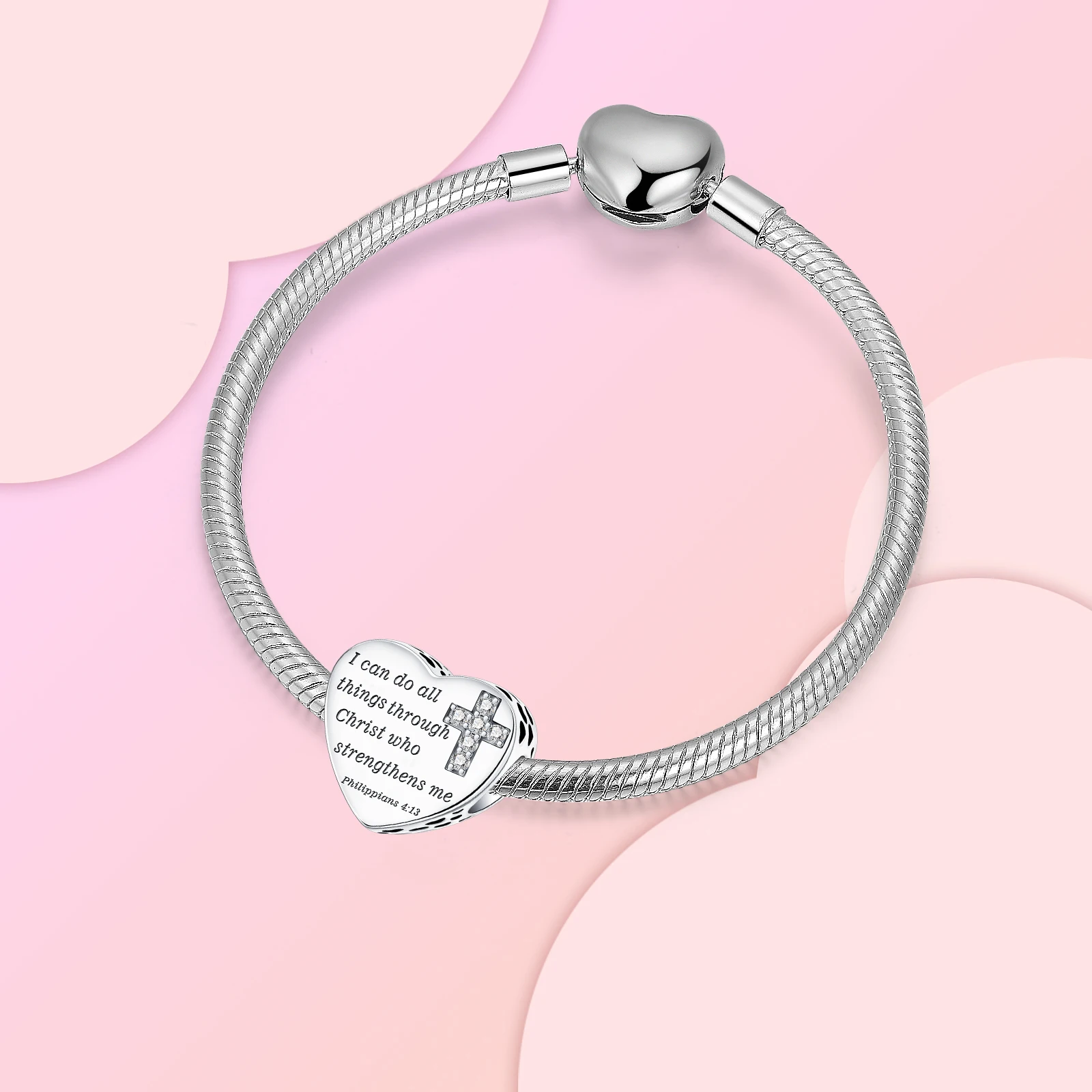 Посеребренные очаровательные кресты с бриллиантами я могу сделать все