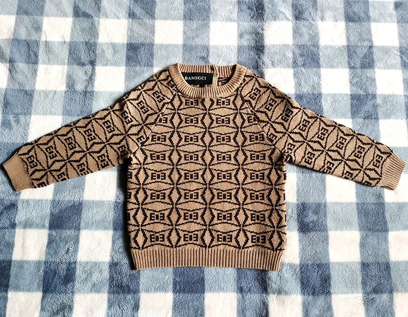 Новинка осенне-зимняя модная детская одежда с надписью пуловер для мальчиков и