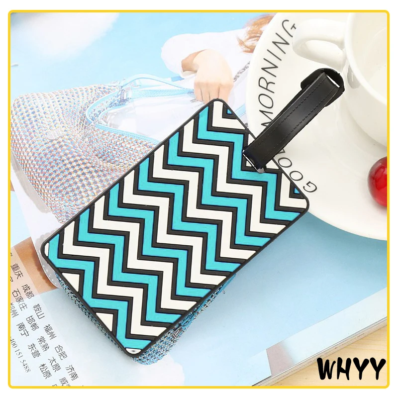 

Creative High Quality Luggage Tag Travel Accessories PU Suitcase ID Addres Holder Baggage Boarding Tag Portable Label