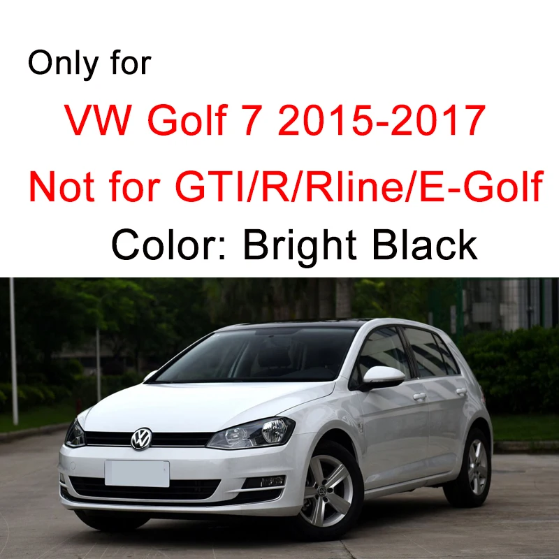 

Глянцевая черная решетка переднего бампера, декоративная полоса для VW Golf 7 7,5 MK7, аксессуары 2015 2016 2017 2018 2019
