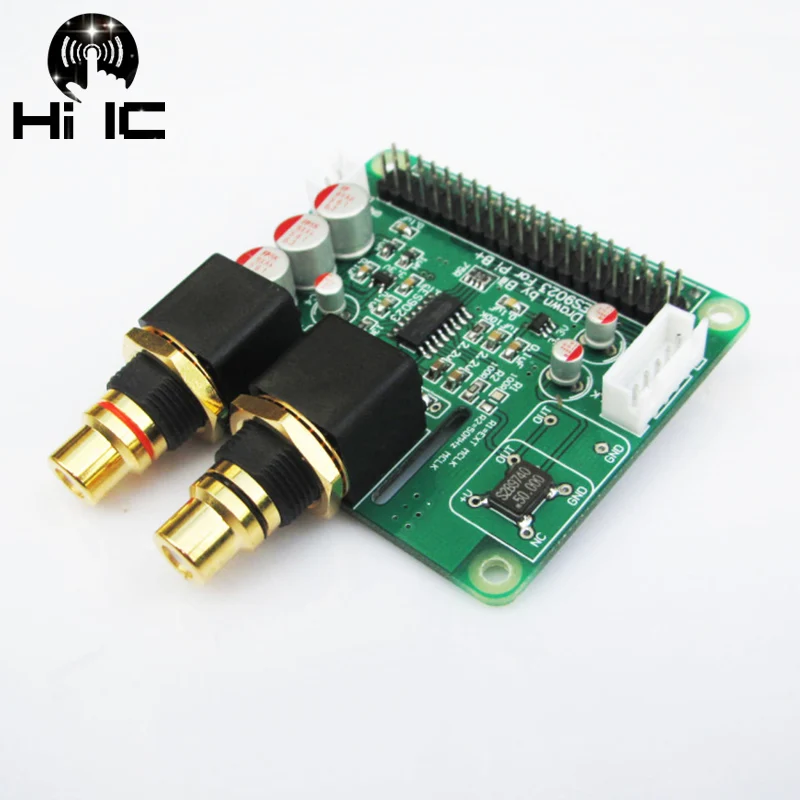 Фото Цифровая звуковая карта I2S HiFi DAC ES9023, плата расширения расшифровки для Raspberry pi B + 2B 3B + 4B №2