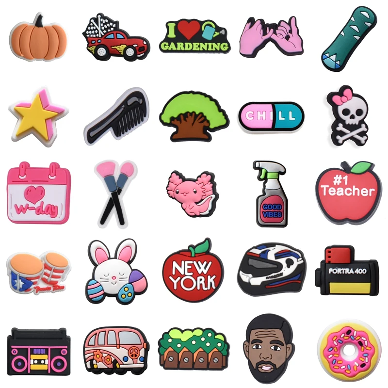 

Kids Boy Wholesale Bulk Decorations for Crocs Shoe Charms Women Charm Para Pins Gifts Girl Shoes Accessories Set Jeans Packs Men