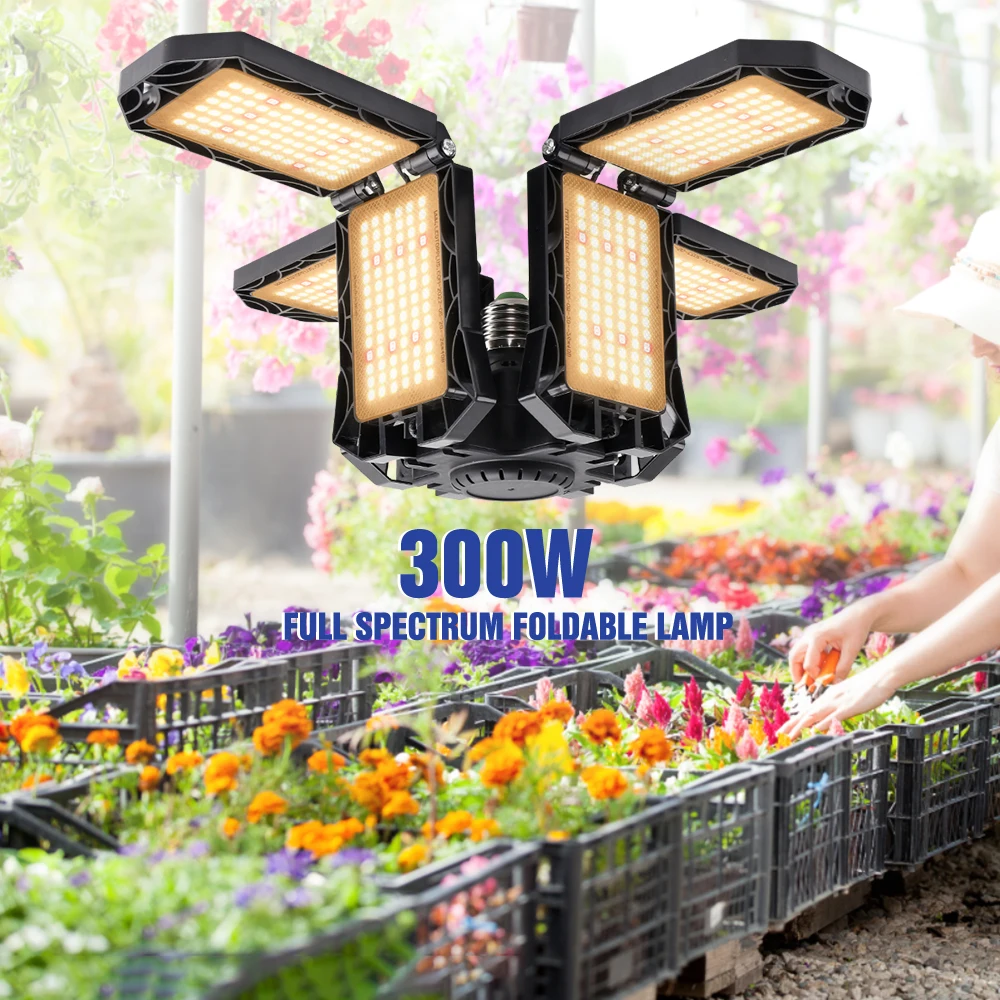 Foldable Led Plant Phyto Lamp Full Spectrum Growth Bulb For Indoor Plants Bloom Flowering Growbox Garden