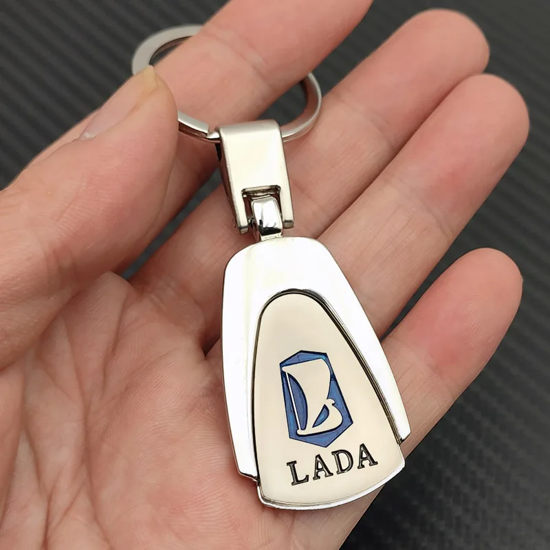 T-образный брелок из цинкового сплава с логотипом эмблемы для автомобиля Лада