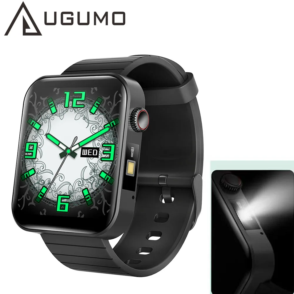 

UGUMO 2022 NEW T68 Smart Watch Men Body Temperature Measure Heart Rate Blood Pressure Oxygen Bracelet Call Reminder Smart Watch