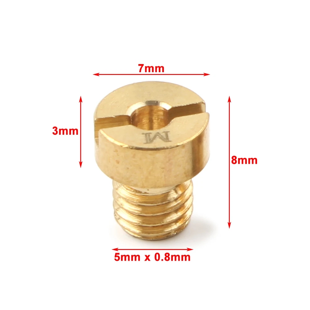 10 шт. 112-135 M5 основная струя для карбюратора Dellorto SHA SHB UA UB PHBG VHB-CS VHBT-CS 112 115 118 120 122 125 128
