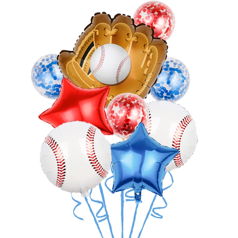 

1set baseball Balloons football for Happy Birthday Party Decorations Kids Boy gifts Ball Game Theme Party Air Balloon Supplies