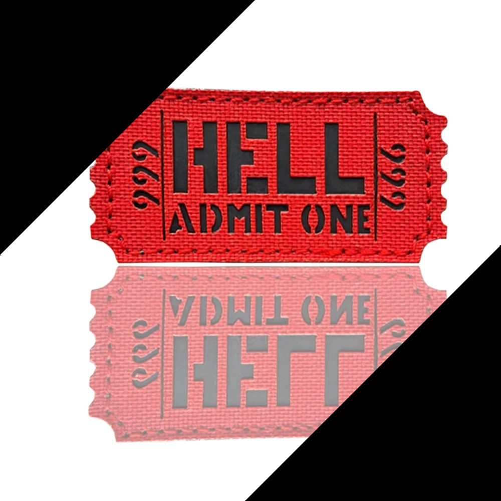 Светоотражающие нашивки почтальона HELL POUND TOWN тактические значки нарукавные