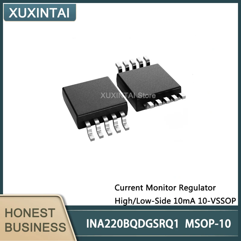 

5 шт./партия, регуляторы тока INA220BQDGSRQ1 INA220, высокая/низкая сторона, 10 мА 10-VSSOP