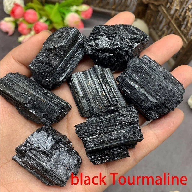 Natural Crystal Stones Rare Raw Obsidian Amethyst Fluorite Gemstone Mineral Rock Specimen Reiki Healing DIY Rough Stone Collect