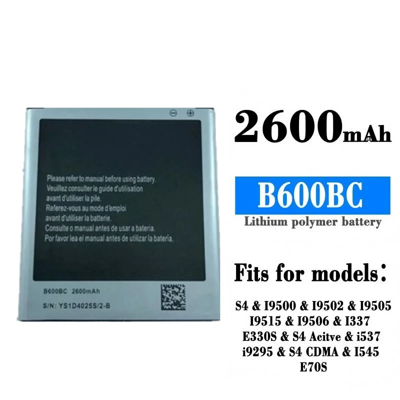 Фото Аккумулятор для мобильного телефона B600BC EB-BG800BBE EB-BG900BBE EB-BG903BBE для Samsung S4 I9500 S5mini SM-G800F S5 SM-G870A S5 Neo SM-G903F №2