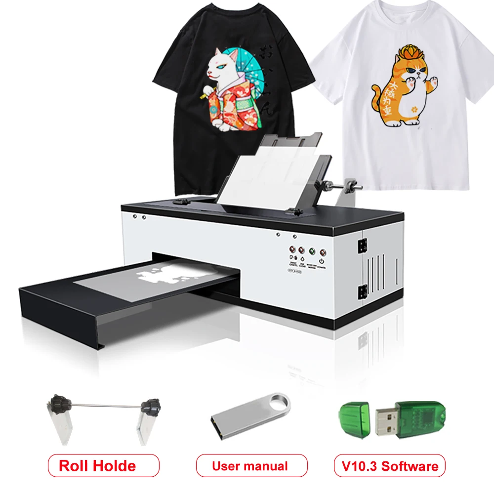 

For Epson R1390 DTF Printer A3 DTF Printer Direct heat Transfer Film Printing Machine A3 For t shirt jeans all fabric dtf print