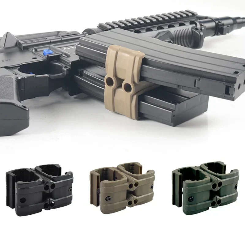 Рушница двойной магазин соединительный зажим для AR15 M4 AK47 MP5 MP7 Airsoft M16 параллельный