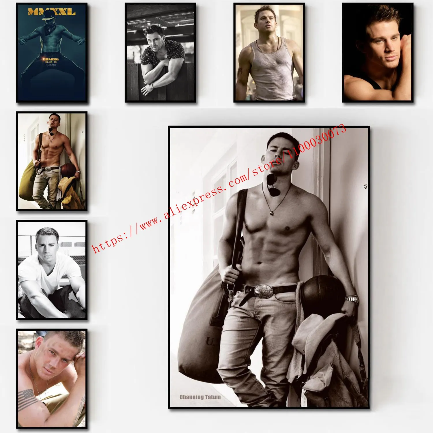 

Poster Channing Tatum -All American Movie Poster Bathroom Wall Decor Home Canvas Print Poster Art Living Room Poster Decor Room