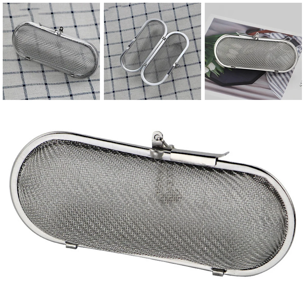 

Многоразовая сетчатая чайная клетка из нержавеющей стали, 11x4,5 см