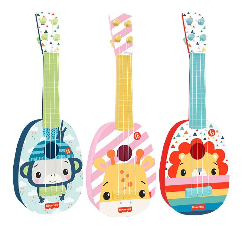 Mini Electric Guitar Early Education Musical Instrument Toys Decoration Gift Decor For Bedroom Living Room Playable Ukulele
