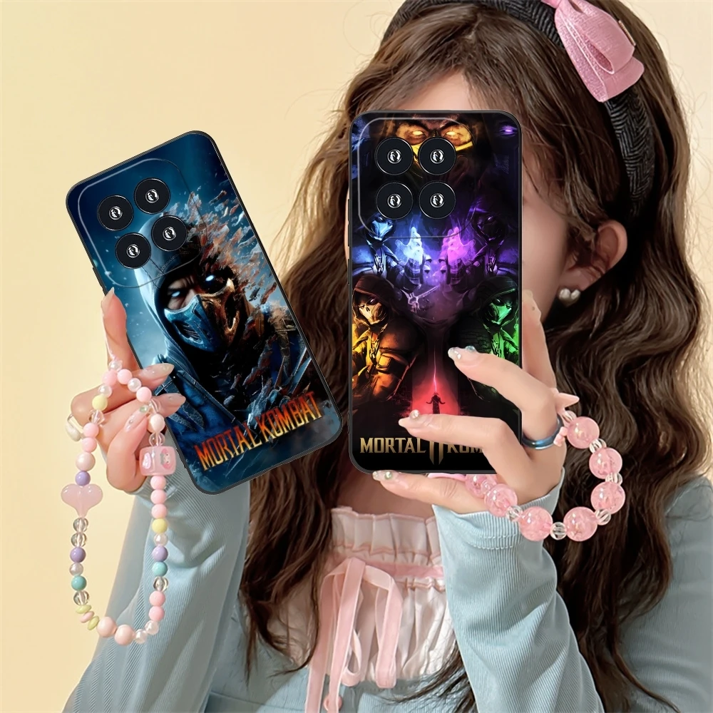 Чехол для мобильного телефона Mortal Kombat Scorpion Xiaomi 14 13 12 11 10 9 T Ultra Lite Pro S SE X 5G черный