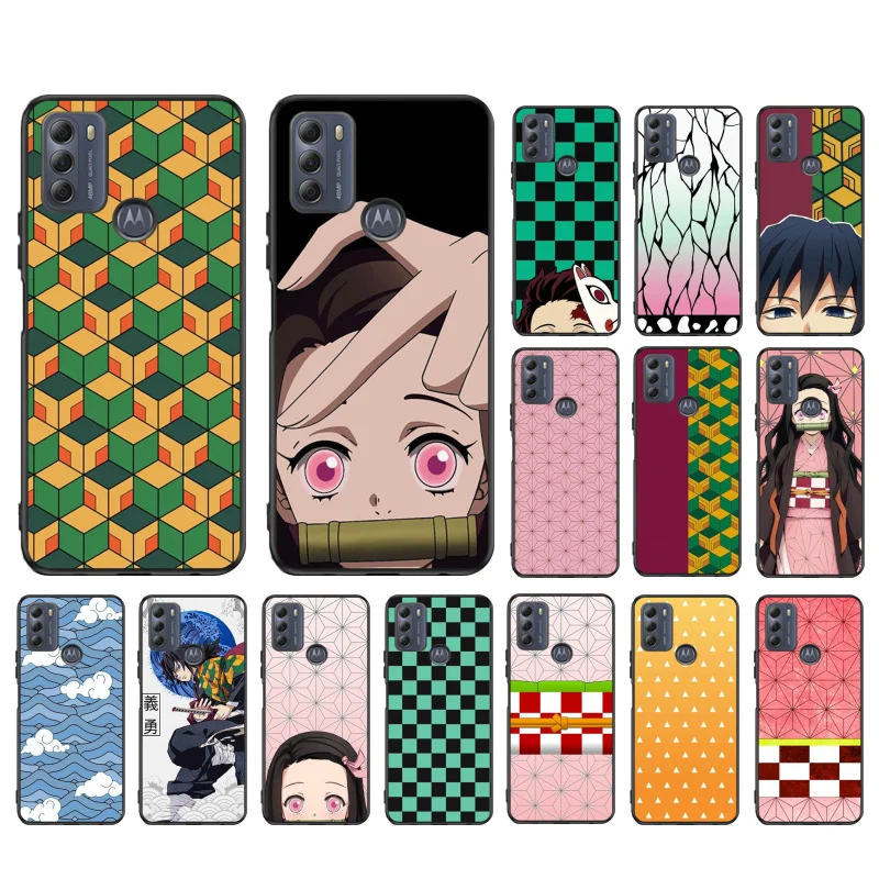 

Demon Slayer Kimetsu no Yaiba Design Phone Case for Motorola Moto G7 G8 G9 Play G7 Power G8 Plus G30 G10 G100 G60 G20