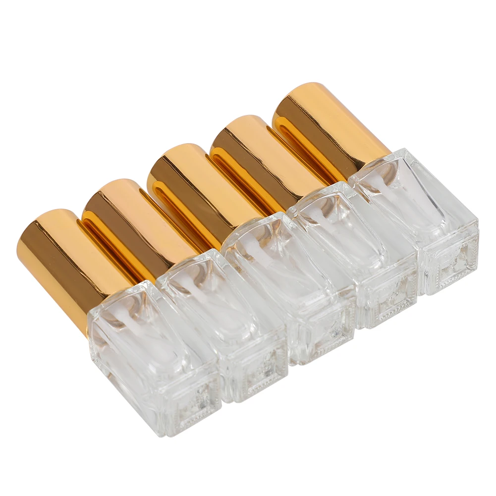 

5ml Glass Empty Perfume Spray Bottle Refillable Travel Portable Perfume Atomizer3ml+Gold Head
