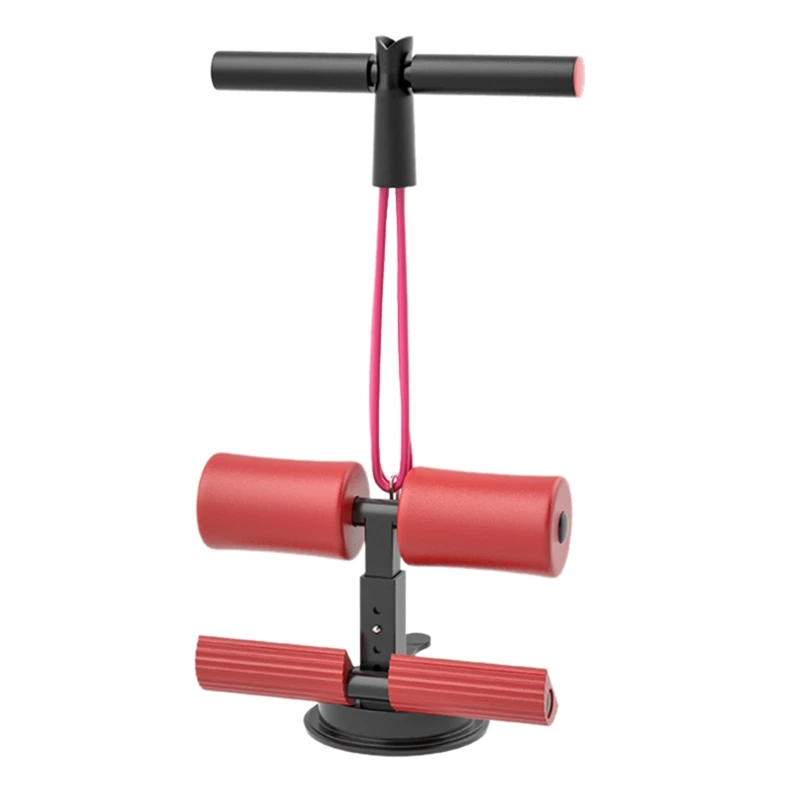 

Sit Up Bar With Resistance Bands, Portable Adjustable Sit Up Assistant Device, Ab Workout Equipment With Suction Cups