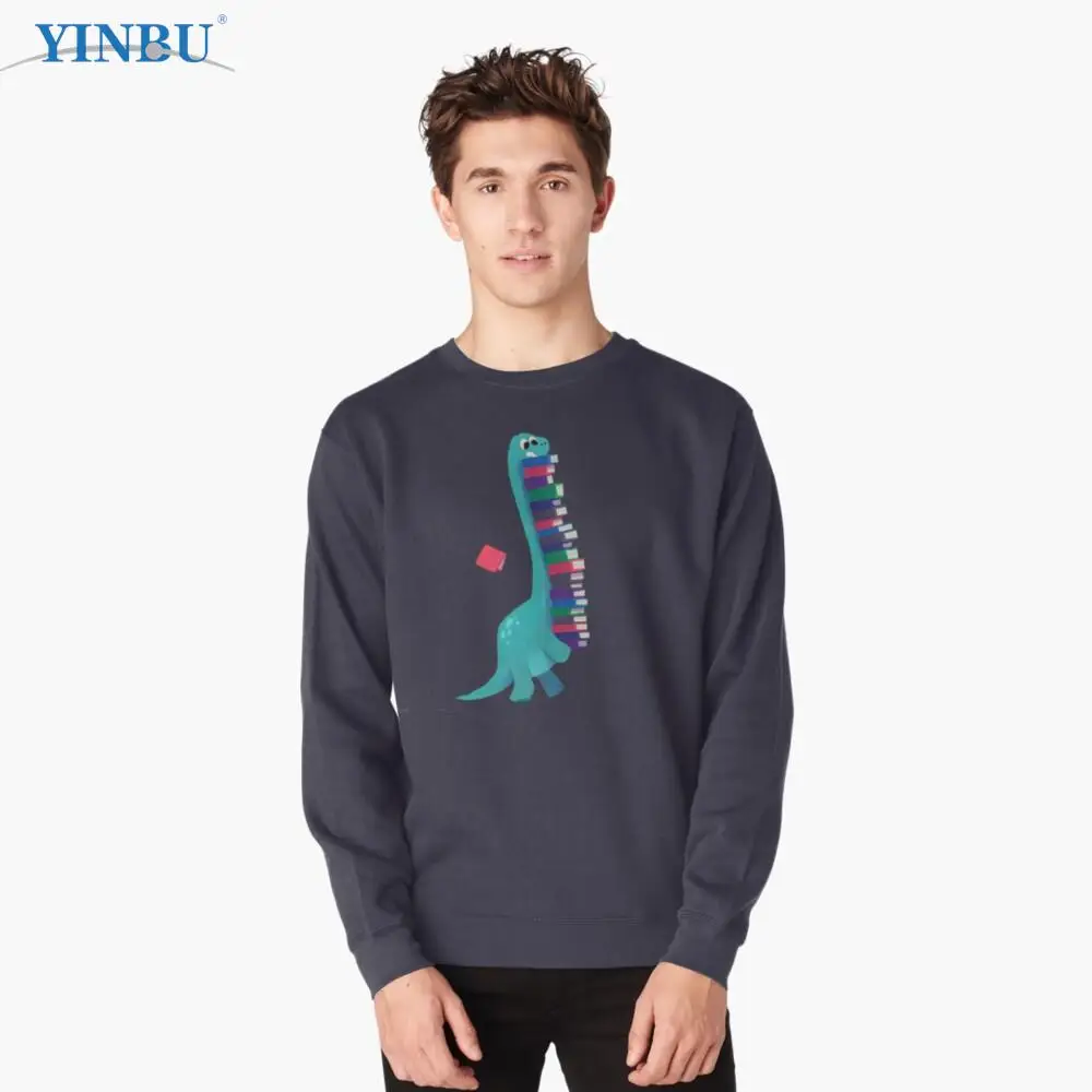 

BOOK DINOSAURS 01 Lightweight Sweatshirt fashion streetwear Men's clothes