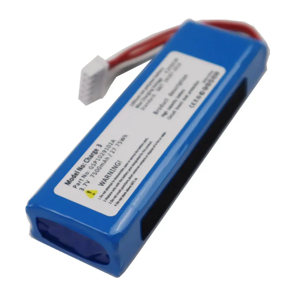 2024 годы 7500 мАч GSP 102910 Оригинальный аккумулятор динамика для JBL Charge 3 Charge3 Special Edition