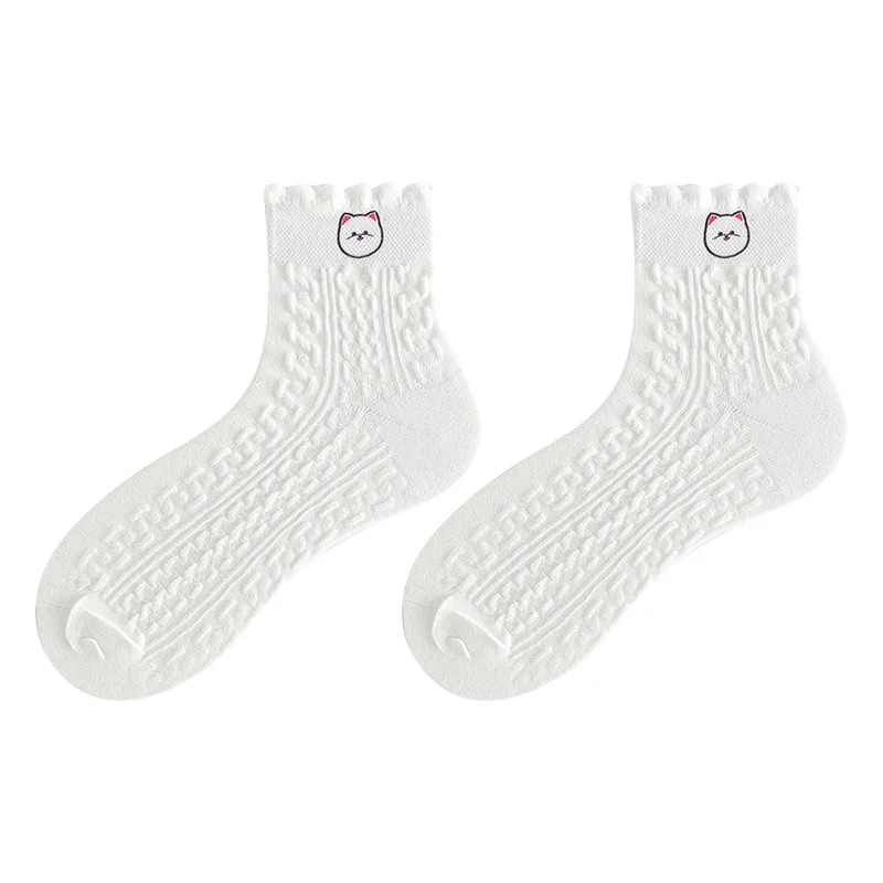 

Women's Socks, Short Lace, Spring And Summer, Thin,Hollow, Lace, Cute, Cotton. Frilly,Kids Socks