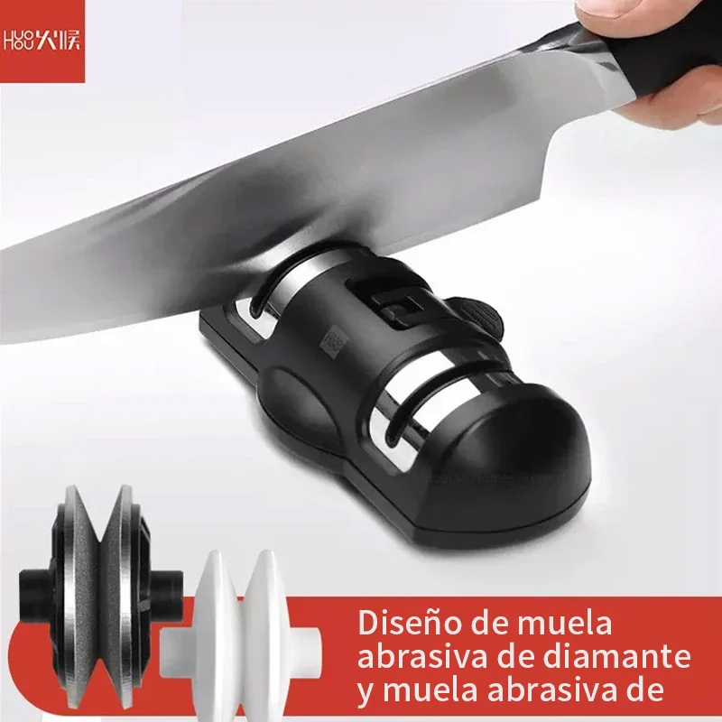 

Knife Sharpener Sharpen Stone Double Wheel Whetstone Sharpeners Kitchen Grinding Machine Professional Knife Scissors Sharpening