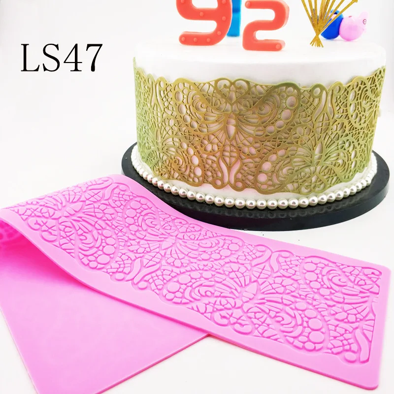 

11 Retro Tradition Lace Mat Silicone Mold For Chocolate Epoxy Resin Coasters Sugar Craft Baking Cake Lace Decoration Tool