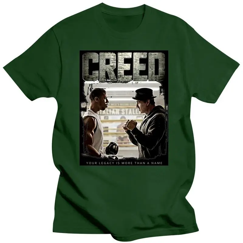 Мужская одежда новый плакат с надписью Creed для мужчин и женщин черная футболка